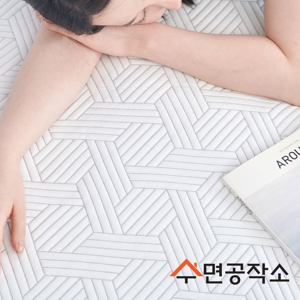 휴비스 듀라론 100% 쿨 냉감패드/베개커버/바디필로우 SET 해링본 패턴