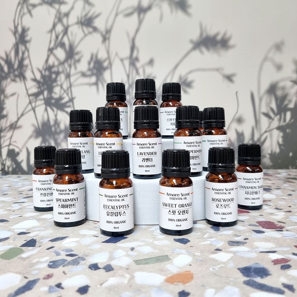 100%유기농 천연 아로마오일 에센셜오일 원액 10ml 숙면 수면 허브 테라피 양모볼오일