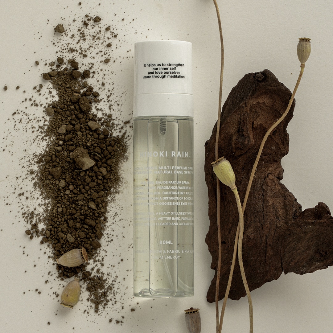 오늘의집 든향 비에 젖은 고목 룸&패브릭 퍼퓸, Hinoki Rain. 80ML