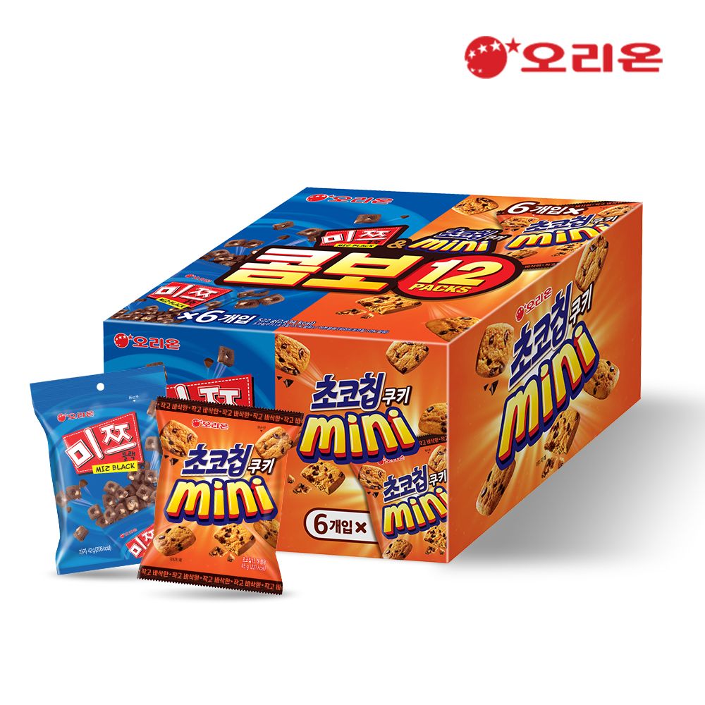 오리온 미쯔&초코칩미니 12팩 (552g)