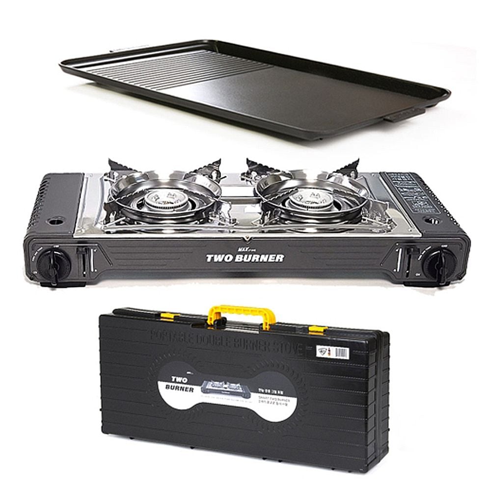맥스 휴대용 가스레인지 화구 2구 투버너 MSD-5800S(불판포함) 가격 추이 플라라 맥스 휴대용 가스레인지 화구 2구 투버너 MSD-5800S(불판포함) - 최저가 98,000원