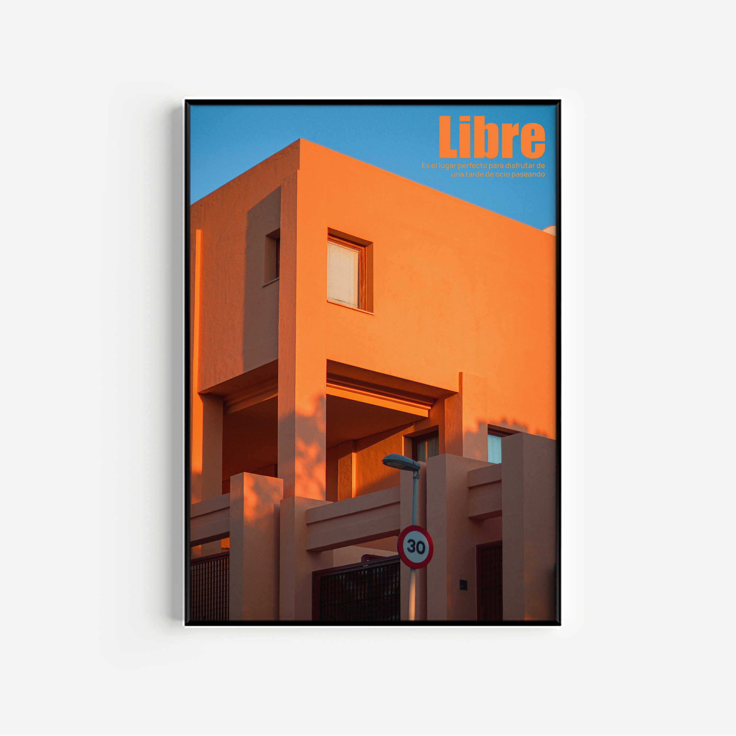 오늘의집 올웨이즈파인 모던 미드센츄리 디자이너 포인트 인테리어포스터 - Libre