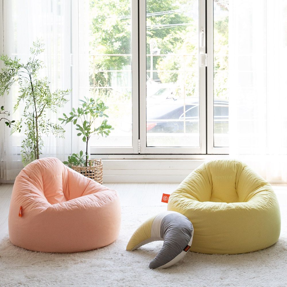 BONITA 大型ブルーミングB807ビーズソファ［8色］ ホワイト グリーン