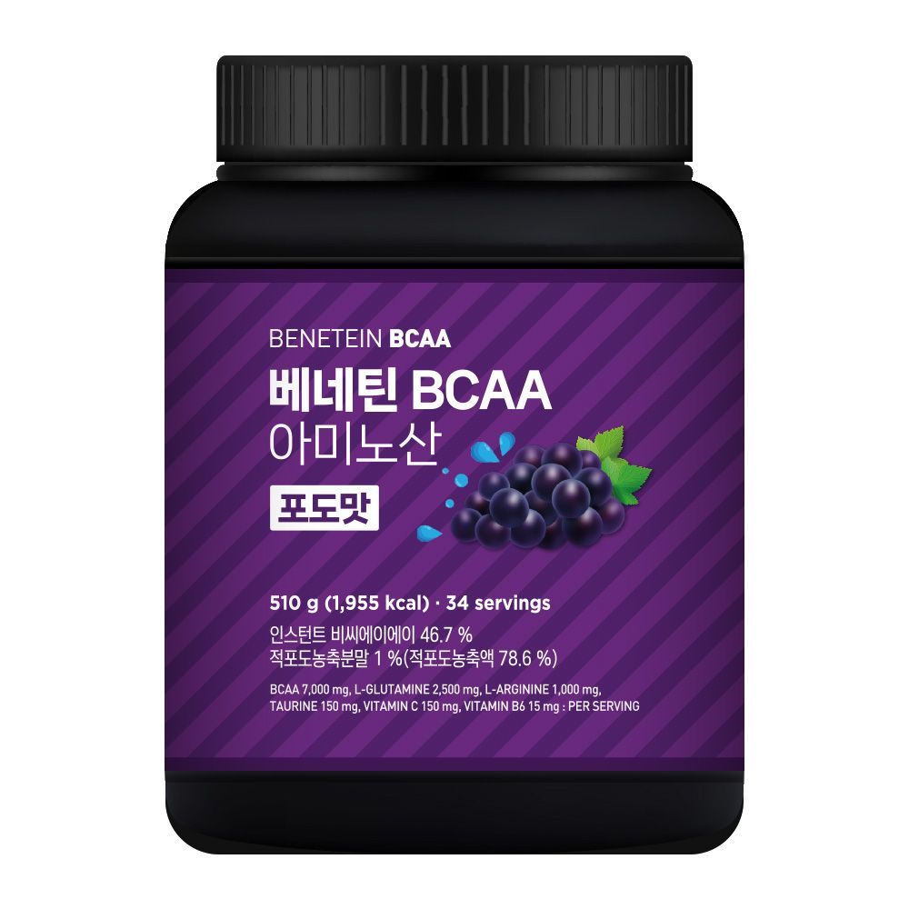 BCAA 아미노산 포도맛 510g 가격 추이 베네틴 BCAA 아미노산 포도맛 510g - 최저가 19,900원