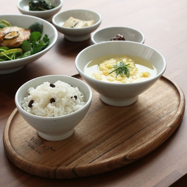 [오늘의집 단독] 핸드메이드 분청 고백자 도자기 그릇 대접 1p