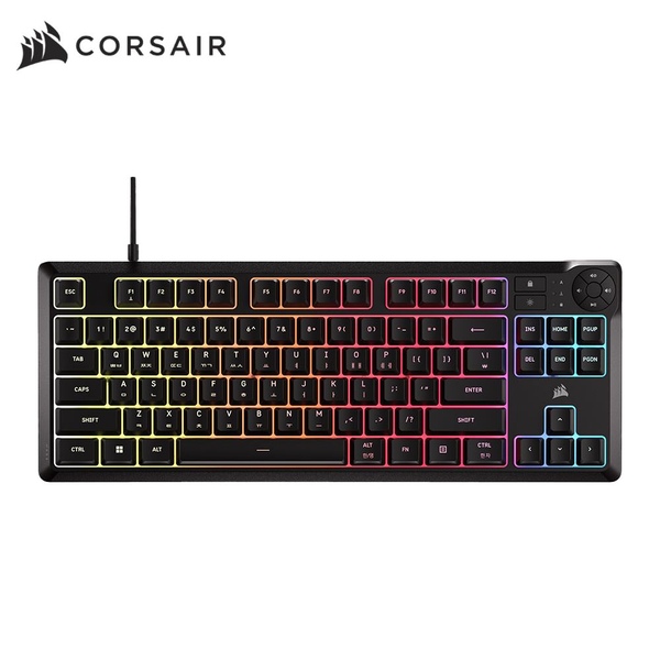 K55 CORE TKL RGB 저소음 멤브레인 게이밍 키보드