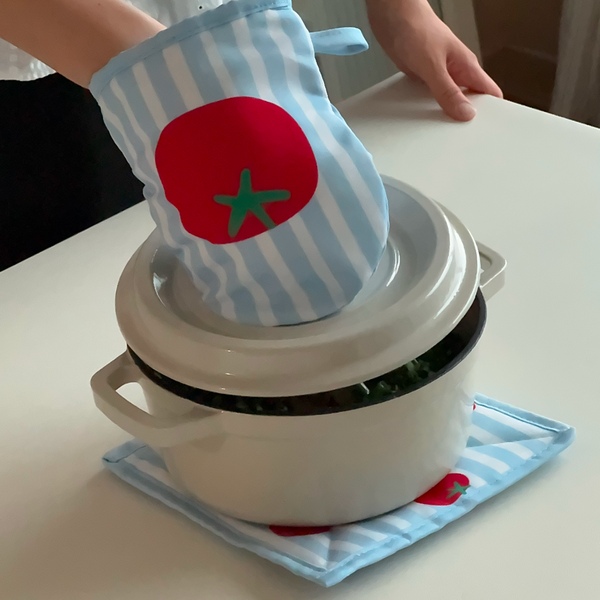 도톰도톰 토마토 오븐장갑