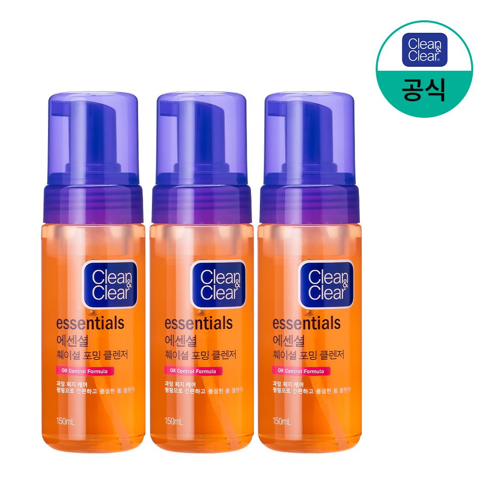 오늘의집 에센셜 훼이셜 포밍 클렌저 150mlx3