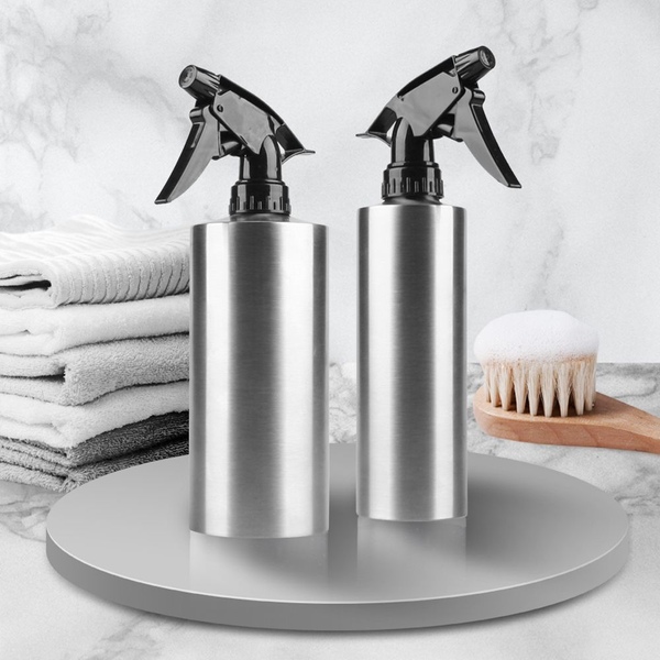 스테인레스 분무기 350ml 550ml 미세 스프레이 미용실 원예 물뿌리개