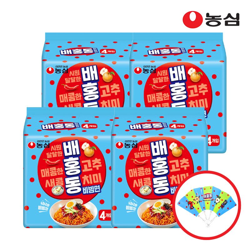 농심 배홍동비빔면 137g*16개