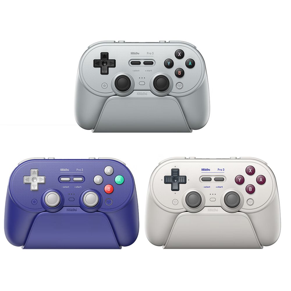 8BITDO(해외) 프로3 블루투스 무선 게임패드 컨트롤러 홀트리거 충전독 포함