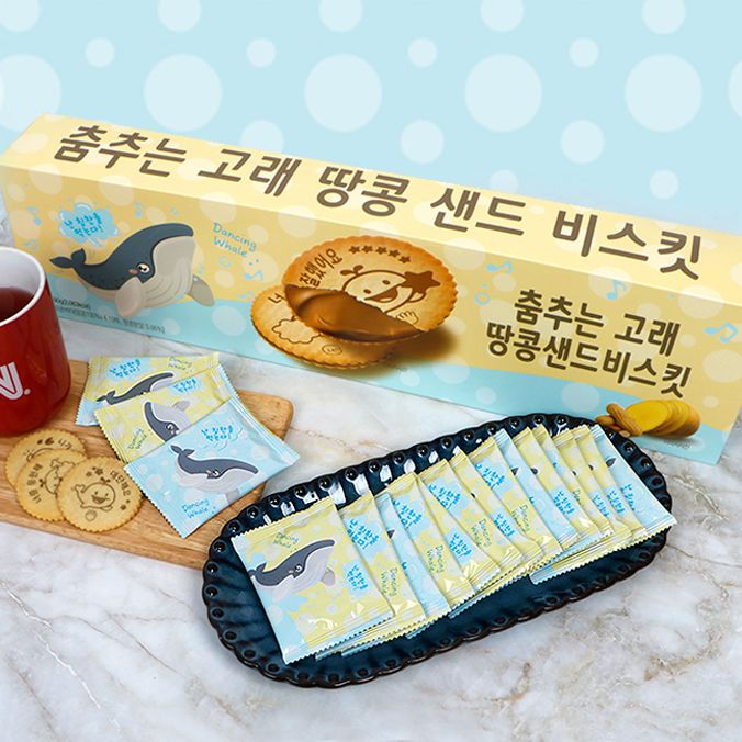 춤추는 고래 땅콩샌드 비스킷 390g 가격 비교 스위트맨 춤추는 고래 땅콩샌드 비스킷 390g