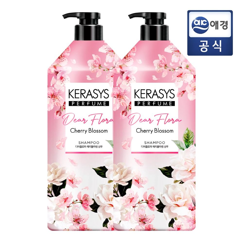 애경 케라시스 퍼퓸 디어플로라 체리블라썸 1.5LX2개 (샴푸/린스)