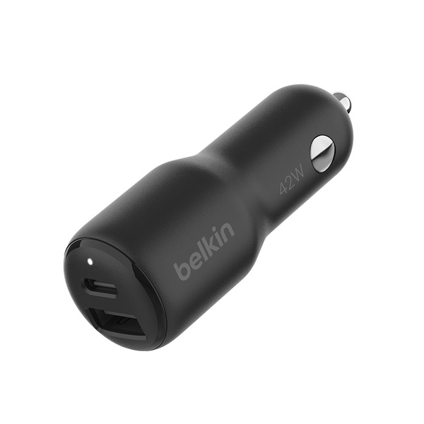 벨킨 42W USB C타입 PD 3.1 PPS 듀얼 차량용 충전기 CCB005