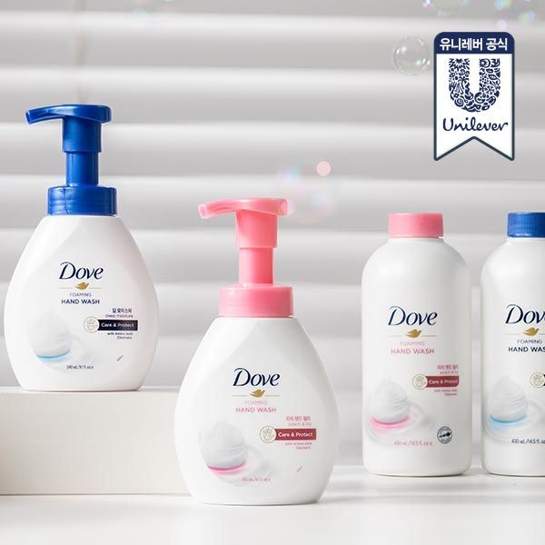 도브 포밍 핸드워시 240ml + 430ml (딥너리싱/피치/본품/리필)