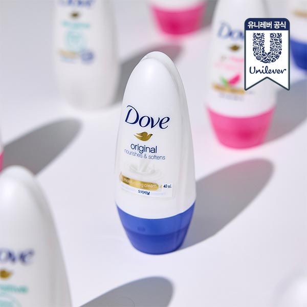 오늘의집 유니레버 도브 데오드란트 롤온 40ml 3개 (오리지널/센서티브/석류&레몬버베나)