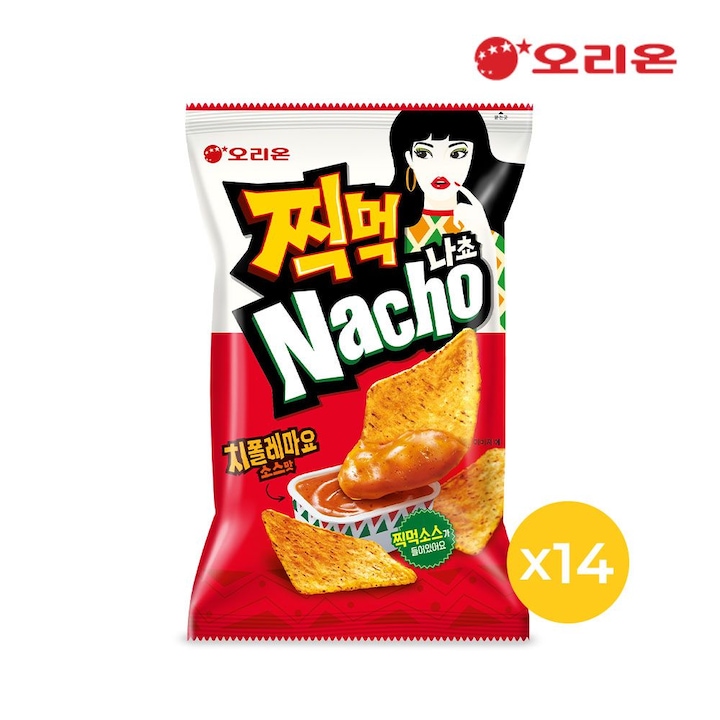 [오늘의집] 오리온 찍먹 나쵸 치폴레마요소스맛(84g)*14개