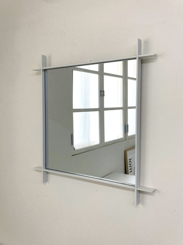 frame mirror 프레임 거울 White