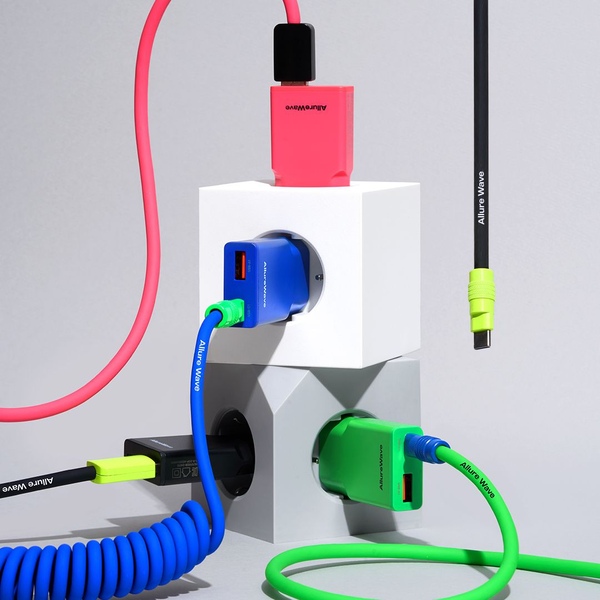 2포트 초고속 슬림 컬러 충전기 C타입 USB GaN PD3.0 PPS 30W