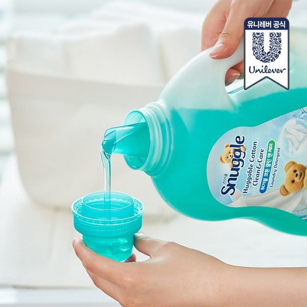 스너글 딥클린 액체세제 본품 2.7L (허거블코튼/블루스파클)