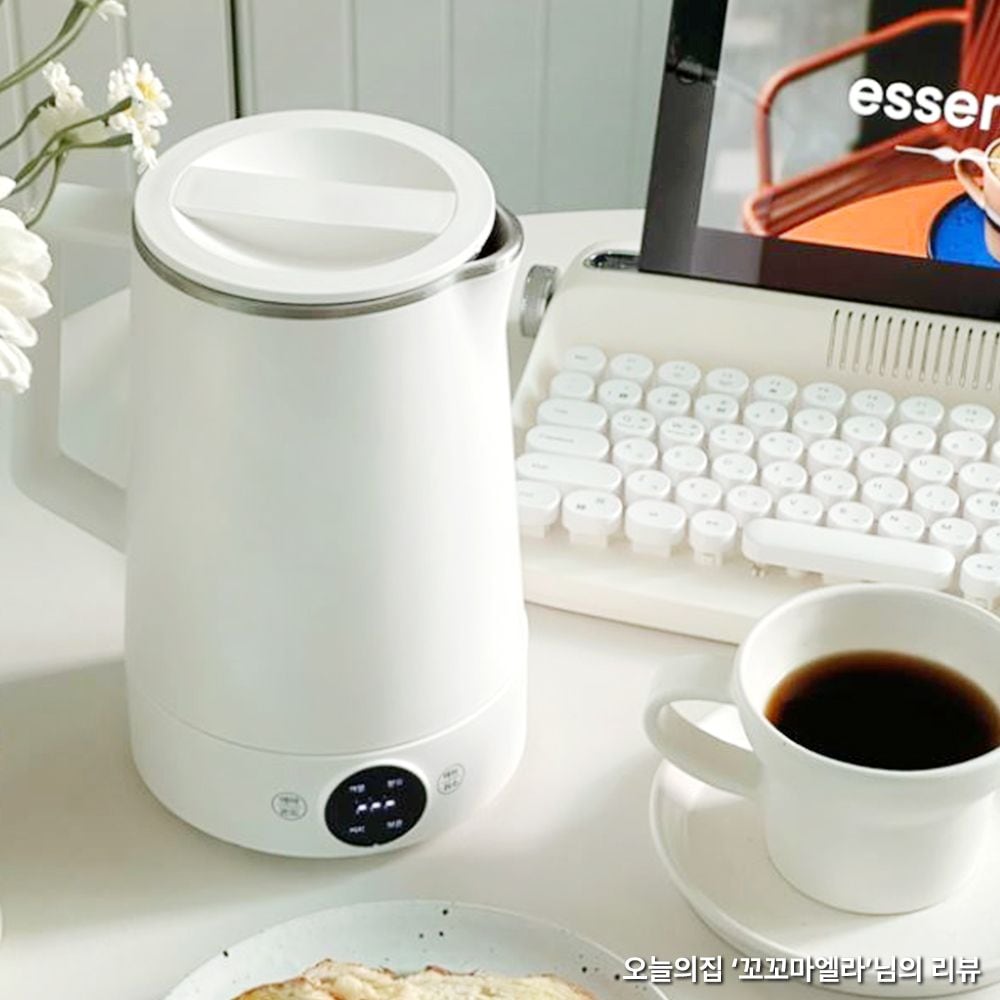 오늘의집 보아르 모노 전기포트 0.8L / 1.5L 온도조절 보온포트 보온 대용량