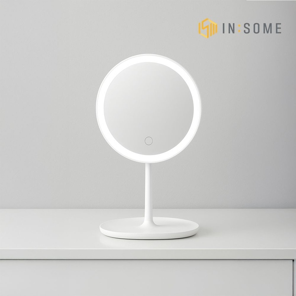 무선 LED 조명 탁상 화장 거울 IPM-1