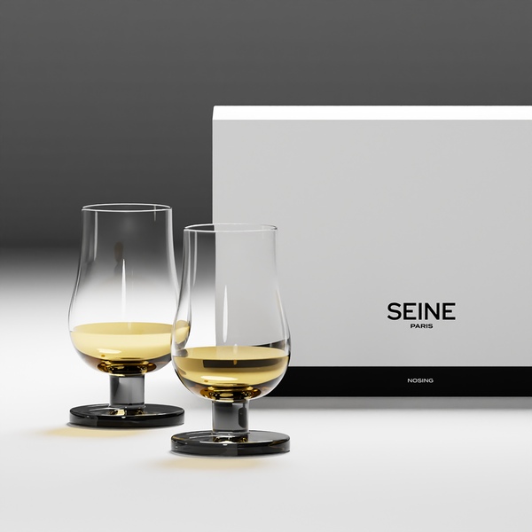 SEINE PARIS 크리스탈 글라스 NO.1 노징 위스키잔 2P SET 니트잔 싱글몰트