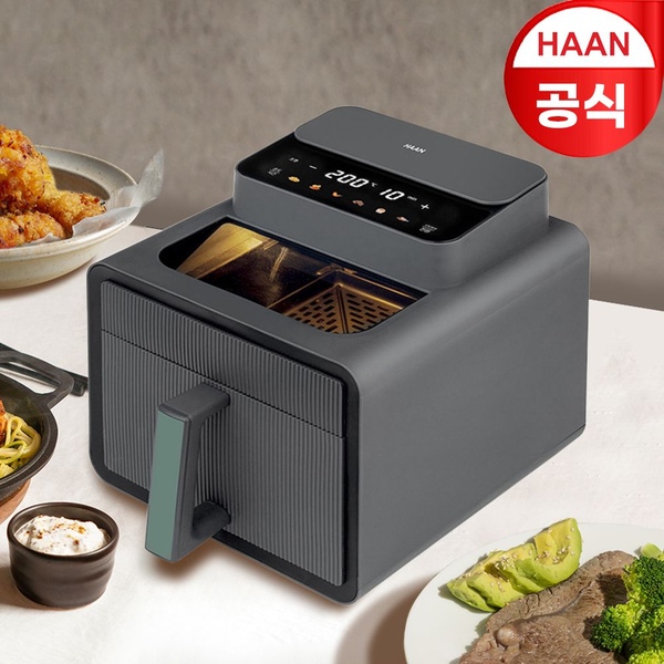 위에서 다 보이는 에어뷰 에어프라이어 6L / 투명창 /2026년형