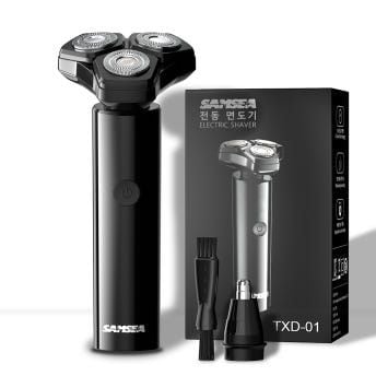 TXD-01 휴대용 방수 전기 면도기 블랙 가격 비교 SAMSEA TXD-01 휴대용 방수 전기 면도기 블랙