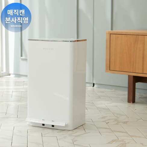 매직캔 매직캔 히포2 오토실링 크롬 21L/27L 2colors 정품 비닐 세트