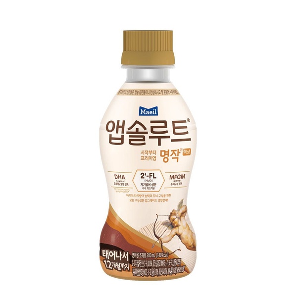 앱솔루트명작액상2FL (HMO) 분유 1단계(0~12개월) 200ml 24개