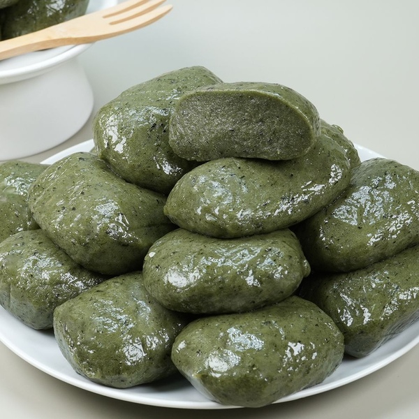 소소락 저당 쑥개떡 1kg (50g*20개입) 국내산 찹쌀, 해풍쑥, 개별포장.