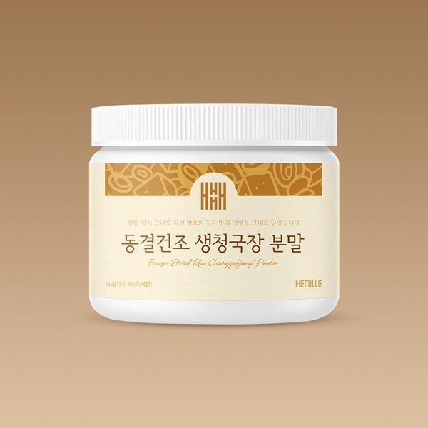 헤밀레 김소형 국산 생청국장 가루 100% 약콩 NON-GMO 동결건조생청국장분말 1통