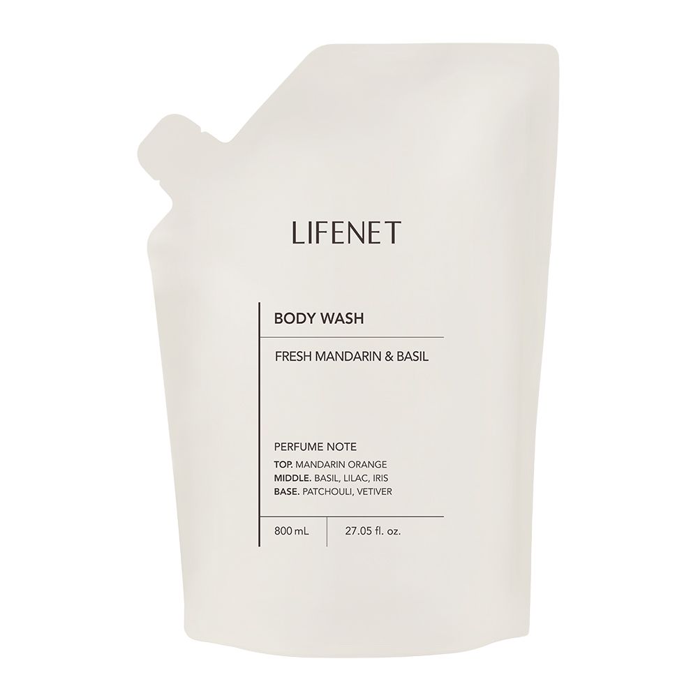 오늘의집 라이프넷 촉촉 클렌징 바디 워시 리필 파우치 800ml