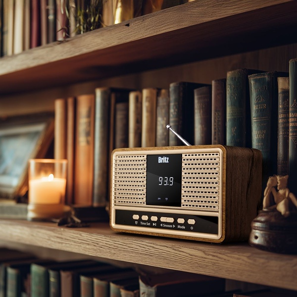 홈인테리어 레트로 FM 라디오 블루투스 스피커