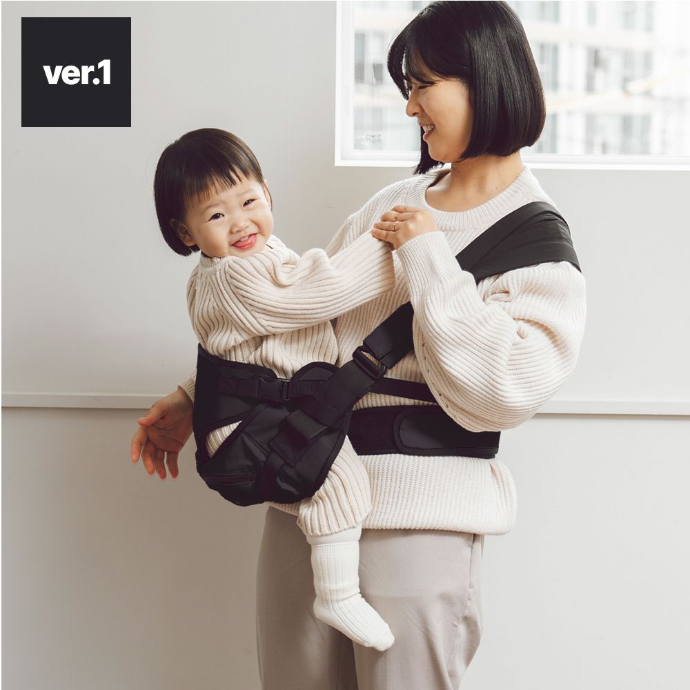 오늘의집 베어허그 힙시트 사이드백 ver.1 울트라블랙
