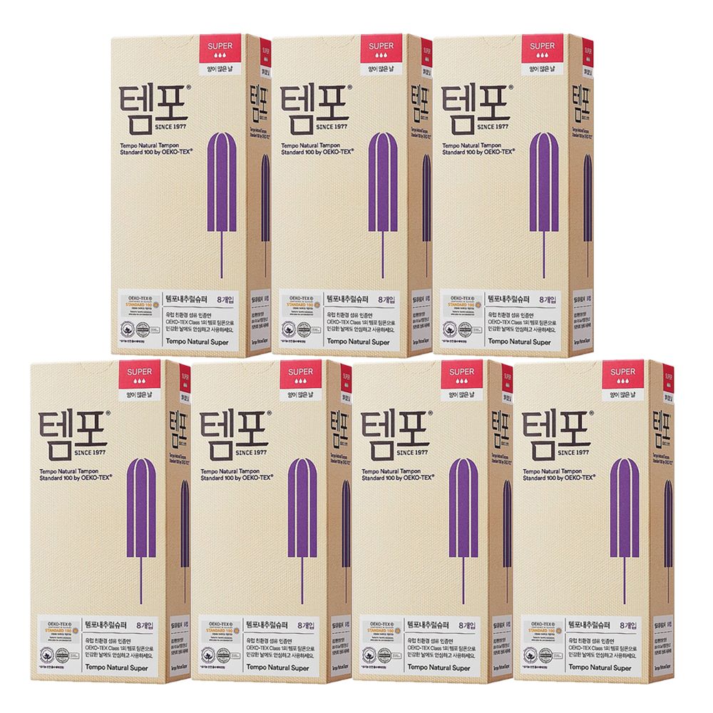 템포 탐폰 내추럴 슈퍼 8P X 7팩 가격 추이 템포 템포 탐폰 내추럴 슈퍼 8P X 7팩 - 최저가 30,900원