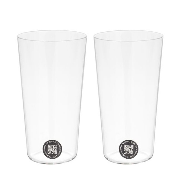 [해외] 1+1 쇼토쿠 글라스 우스하리 유리잔 260ml M사이즈 일본맥주잔 얇은맥주잔