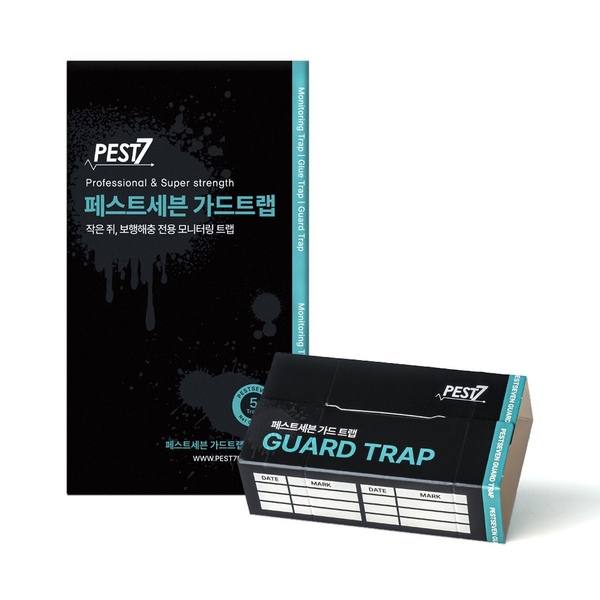 지네 좀벌레 그리마 집게벌레 퇴치 페스트세븐가드트랩(5매입)