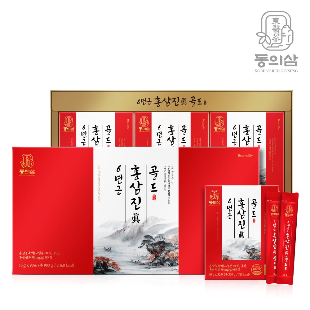 오늘의집 6년근 홍삼진 골드 10g*90포