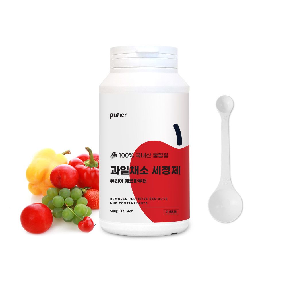 오늘의집 과일세정제 칼슘파우더 대용량 500g