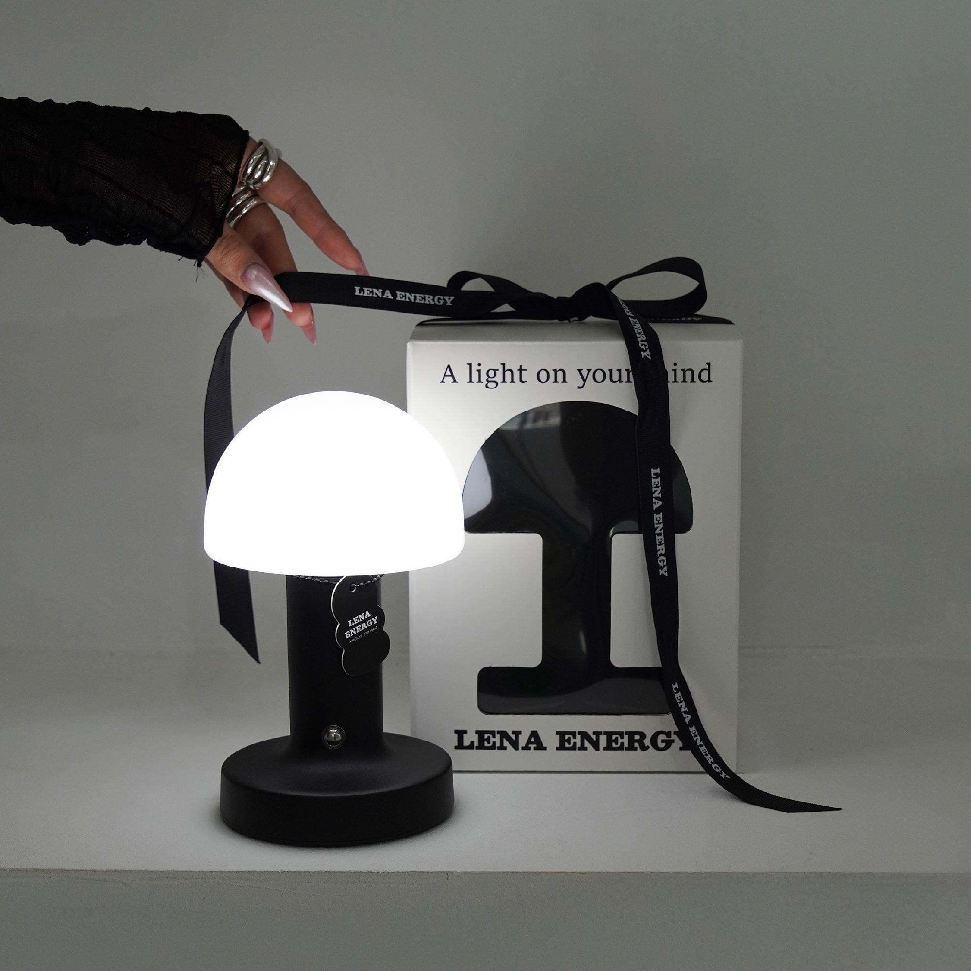 오늘의집 머쉬팝 내추럴 LED 무드등 충전식 무선 테이블 포인트 조명 4colors