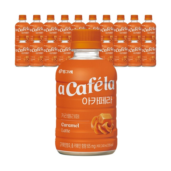 아카페라 카라멜라떼 240ml*20입