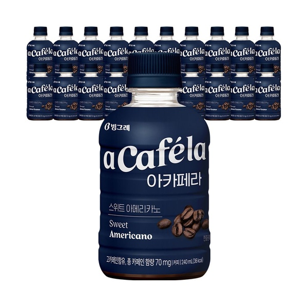 아카페라 스위트아메리카노 240ml*20입