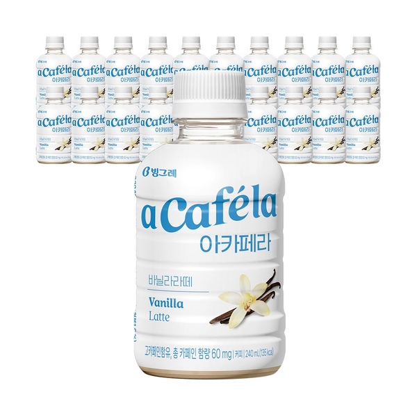 아카페라 바닐라라떼 240ml*20입