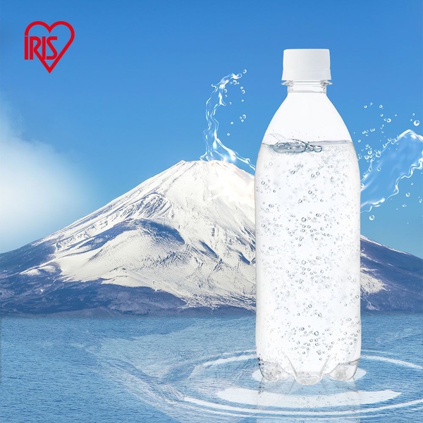 아이리스 진짜 쎈 탄산! 일본 후지산 천연 탄산수 무라벨 500ml*24입 (신상품 추가)