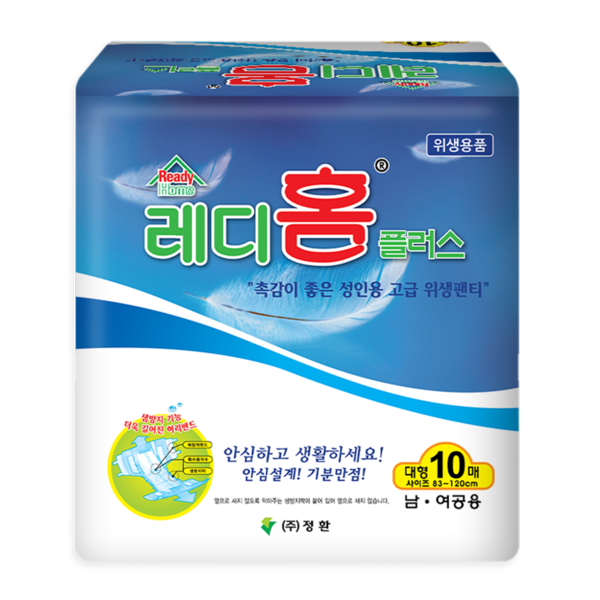 성인용기저귀 테이프형 L 대형, 10개입, 1개