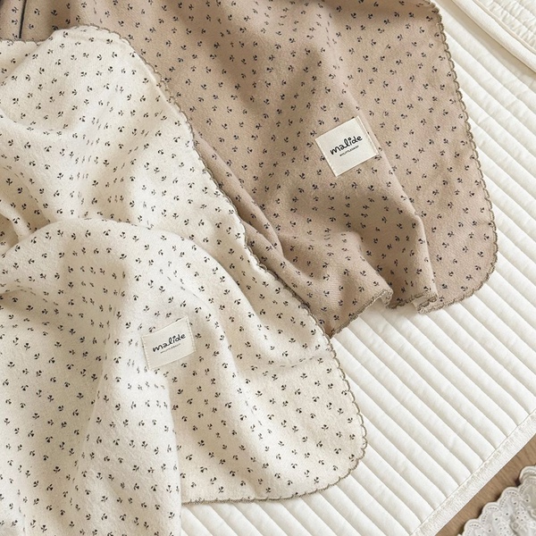 기모 요루거즈 양면 블랭킷 간절기 겨울 담요 아기 이불 2colors (M/L)