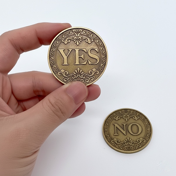 결정 장애 YES&NO 코인 행운동전 기념주화 수집 생일 친구 퇴사 수능 합격 부적