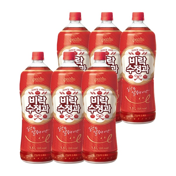 비락수정과 1.5L 6입